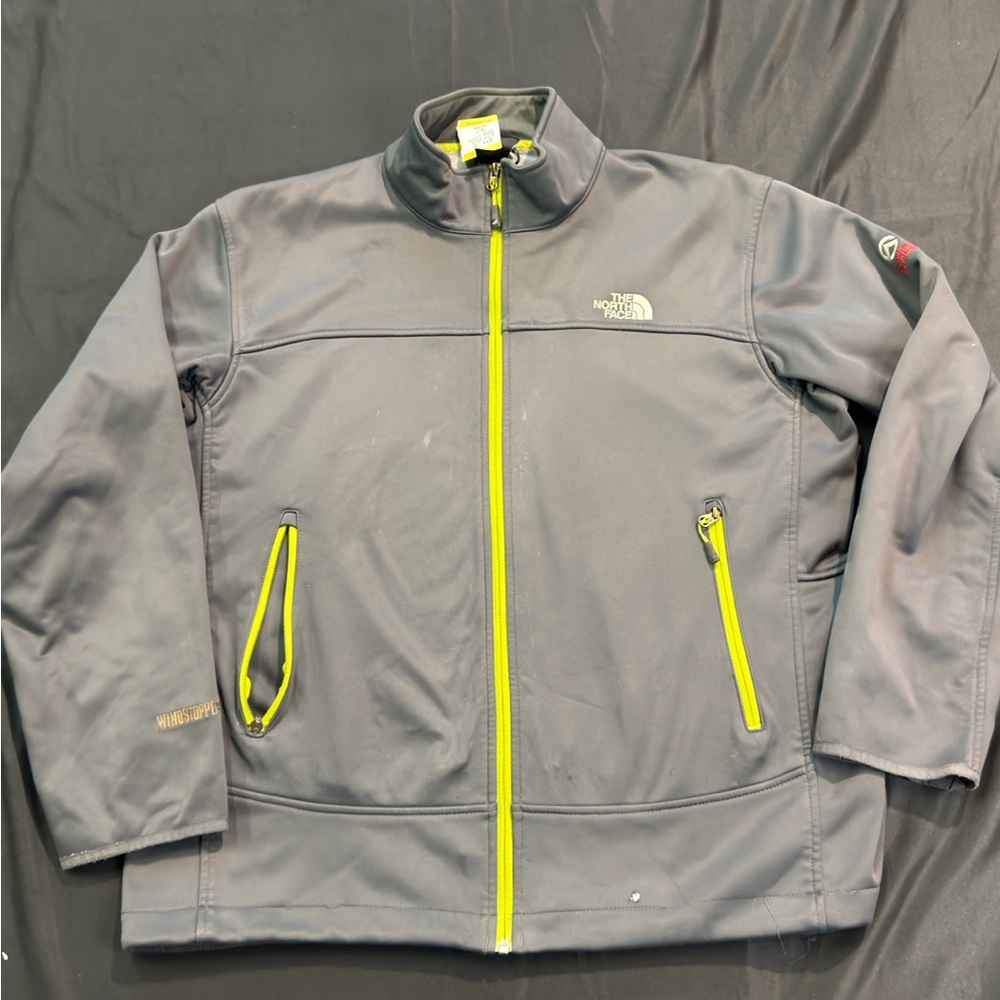 The North Face Men's Summit Series Windstopper Soft Shell Jacket Grey Size XL